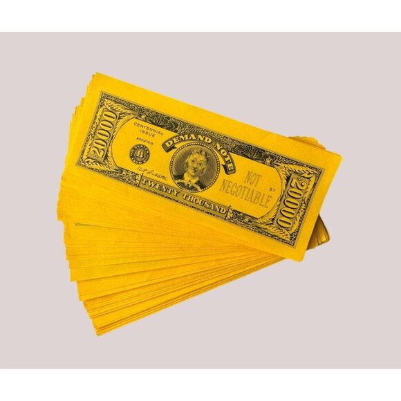 The Game of Life replacement $20k Demand Note Vintage - Picture 1 of 1